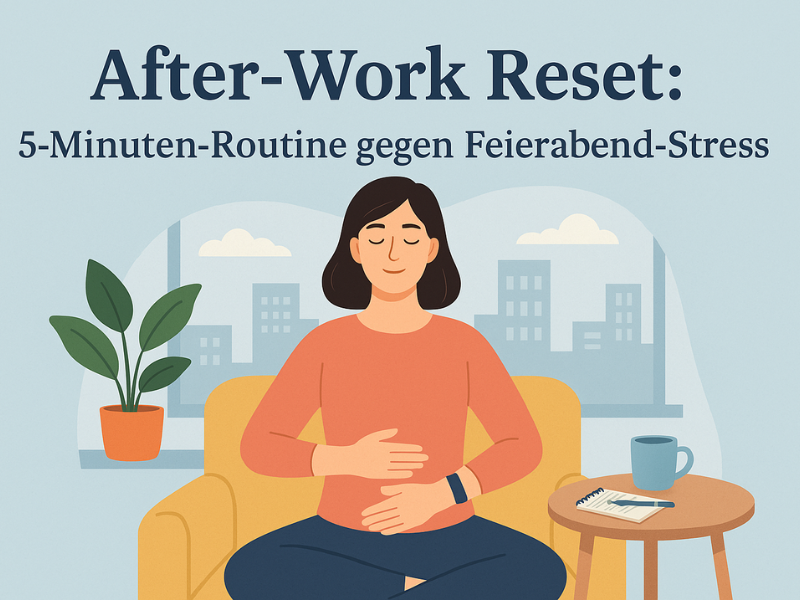 After-Work Reset: Deine 5-Minuten-Routine gegen Feierabend-Stress